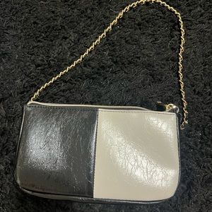 Forever 21 black and white mini purse